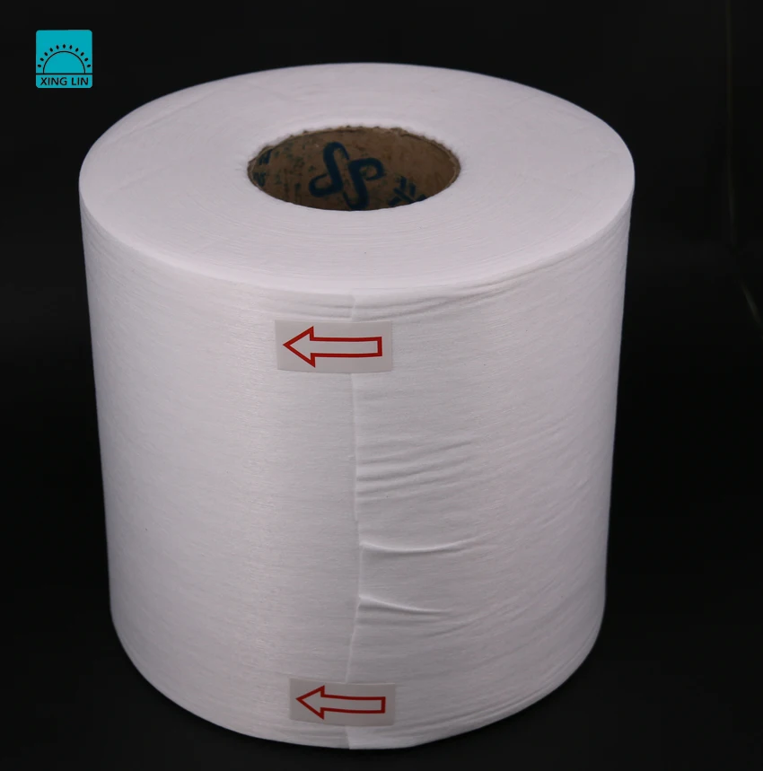 [FACTORY] Manufacturer Customized Non woven Fabric Spunlace Jumbo Roll For Making Wet Wipes &Wet Napkins/Baby Wipes Raw Material
