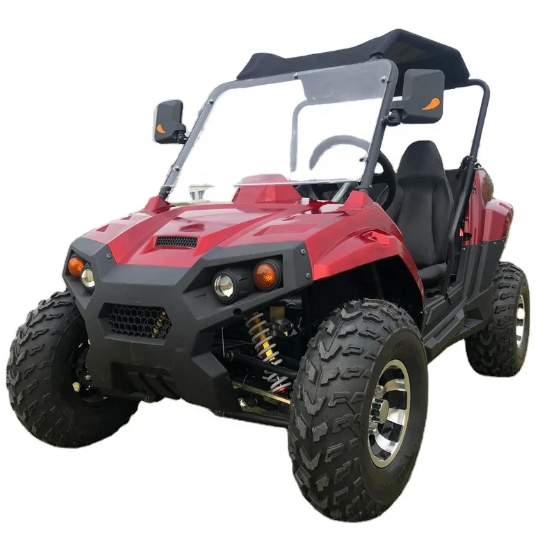Четырехколесный грузовой мотовездеход Gas 200cc 4x4 Взрослые фермерские грузовики ATV прицеп