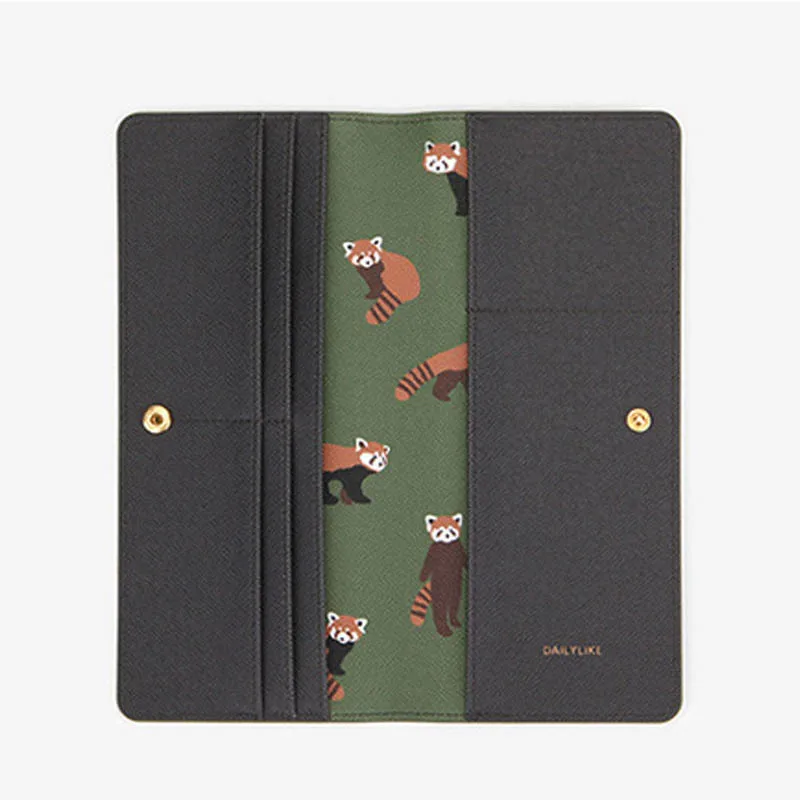 Fashion Ladies PU Leather Card Holder Envelope Purse,Custom Multi-purpose Travel Passport Made Wallet