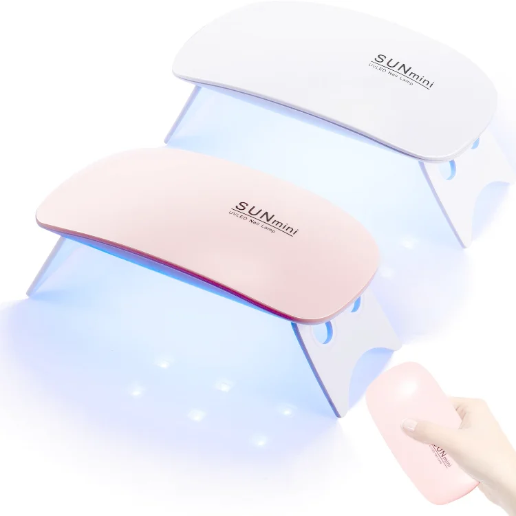Colorful USB Rechargeable 365nm 395nm Portable Small Nail Lamp Gel Dyer 2 Times Polish UV Led Gel Drying Nail Lamp