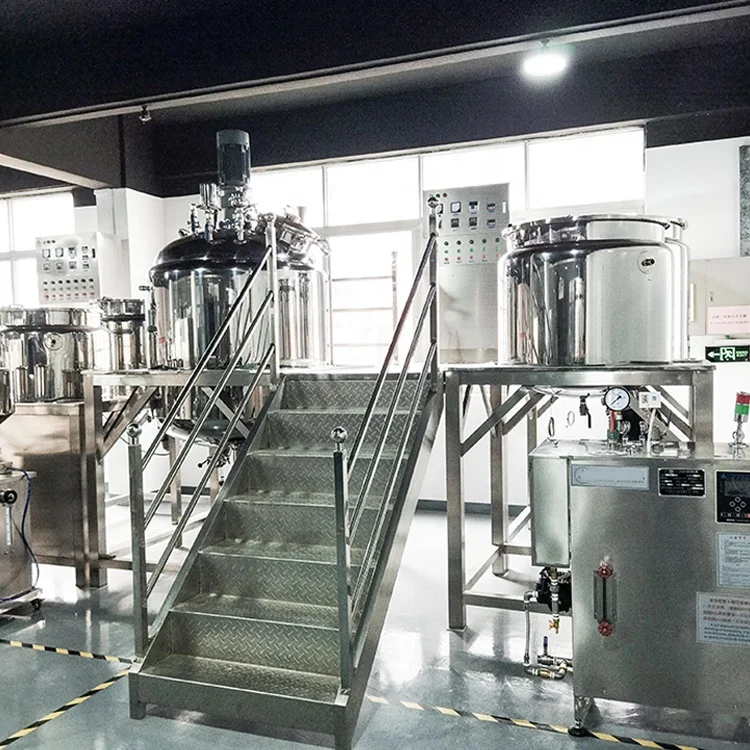 CYJX Vacuum Emulsifying Mixer Lipstick Mixing Making MachineFactory Manufacturer Vacuum Emulsifier Machine Make Cheese Equipment