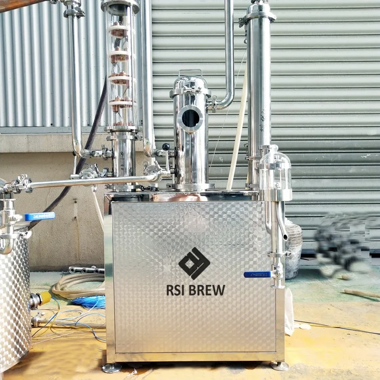 50L alcohol distiller distillation equipment for gin whiskey vodka still