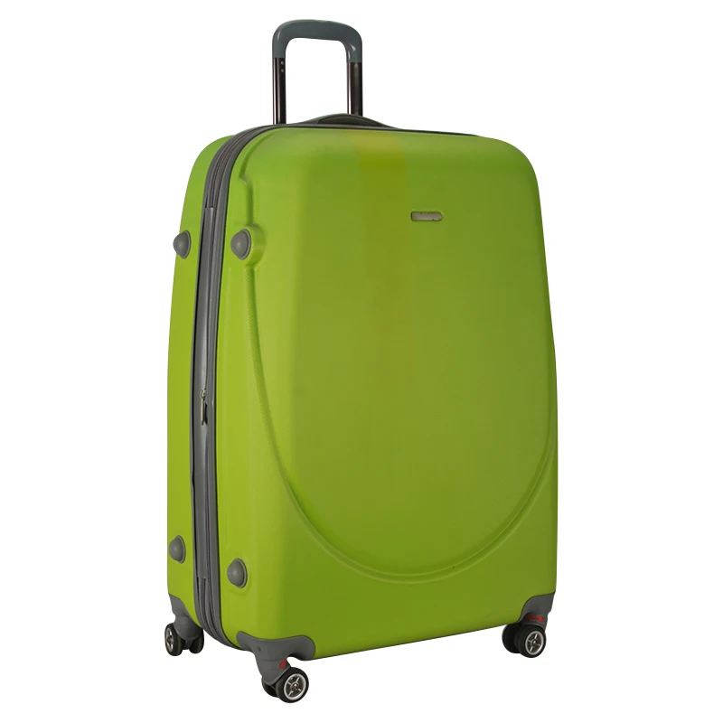 Lemon green super light 20 24 28 inch 3 pieces wholesale traveling luggage sets