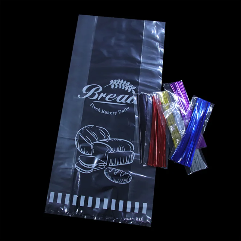 CPP material Plastic bag can be customized and printed toast bag bread bag