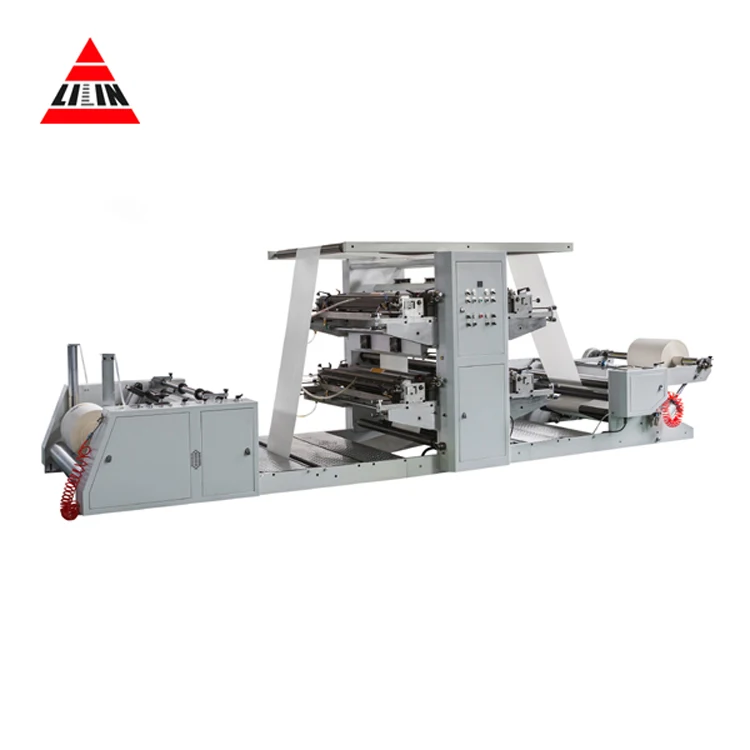 Low Price and efficiency LST-21400 2 color Flexo Flexible letterpress printing machine from China.