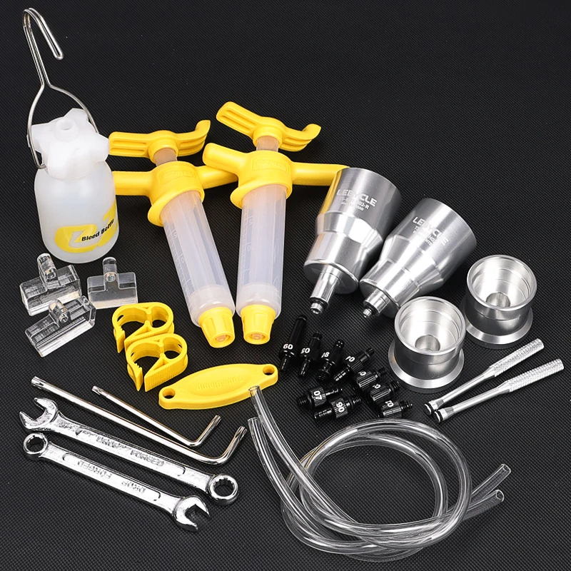LeBycle Mountain Bike Bicycle Brake Oil Hydraulic Oil Injection and Replacement Tool Compatible with Shimano Brake Calipers