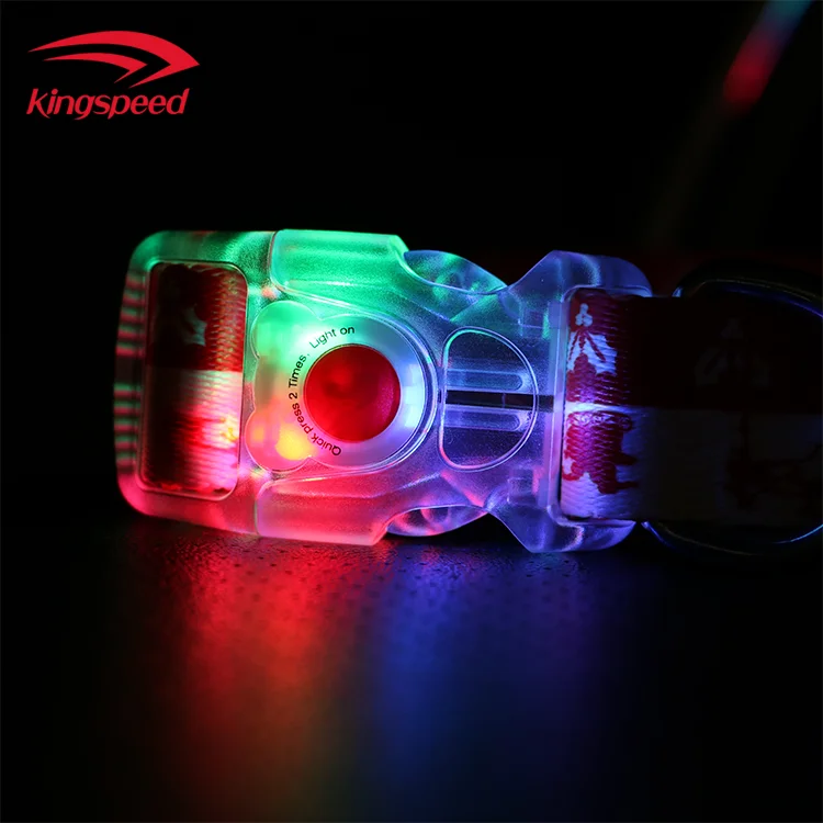 new design Pet accessory LED Buckle Manufacturer Promotion high quality wholesale LED Buckle for pet collars LED