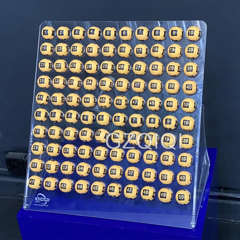 Display stand for lottery ball