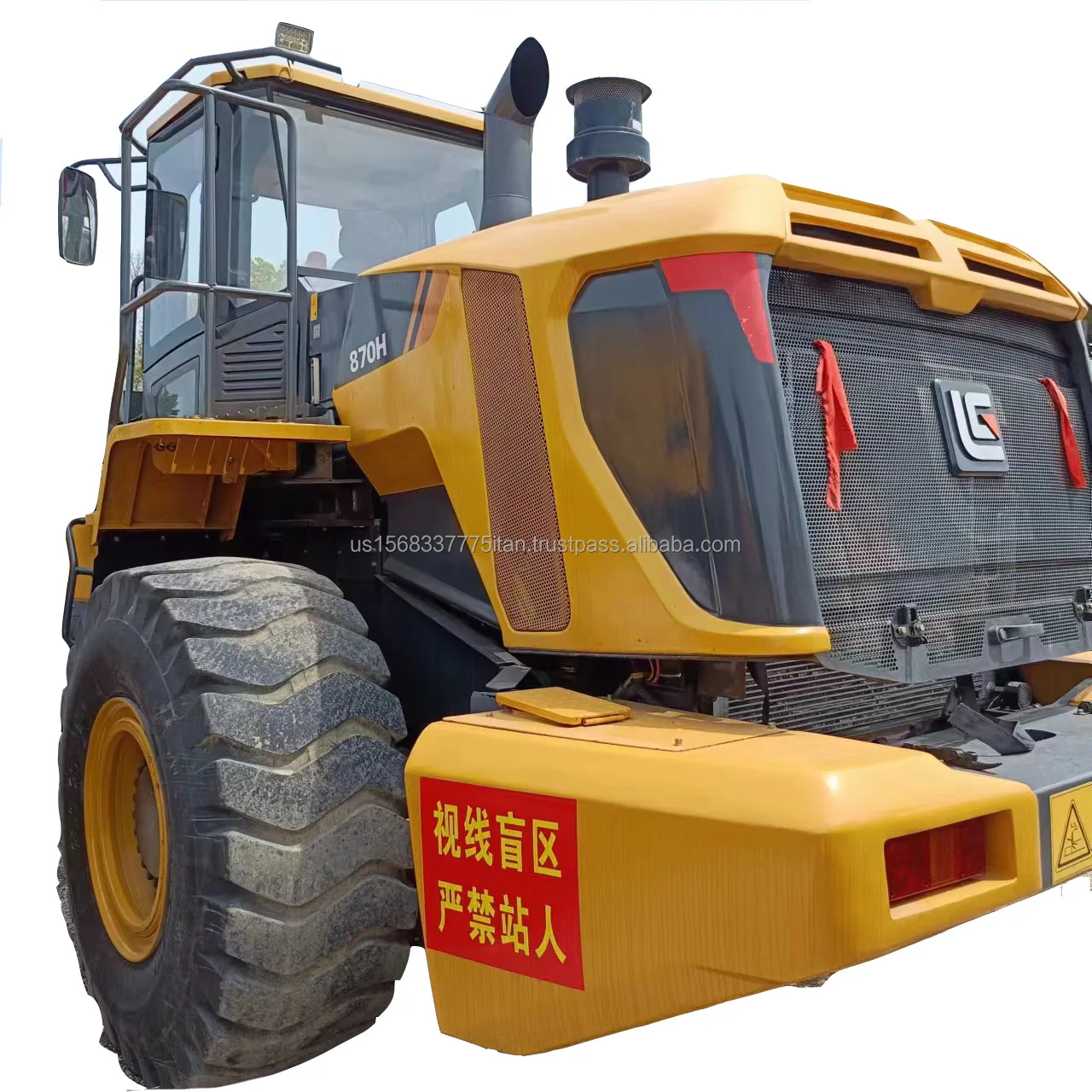 Used loader second-hand LiuGong LG 870H hot selling good condition low price  China  used construction equipment