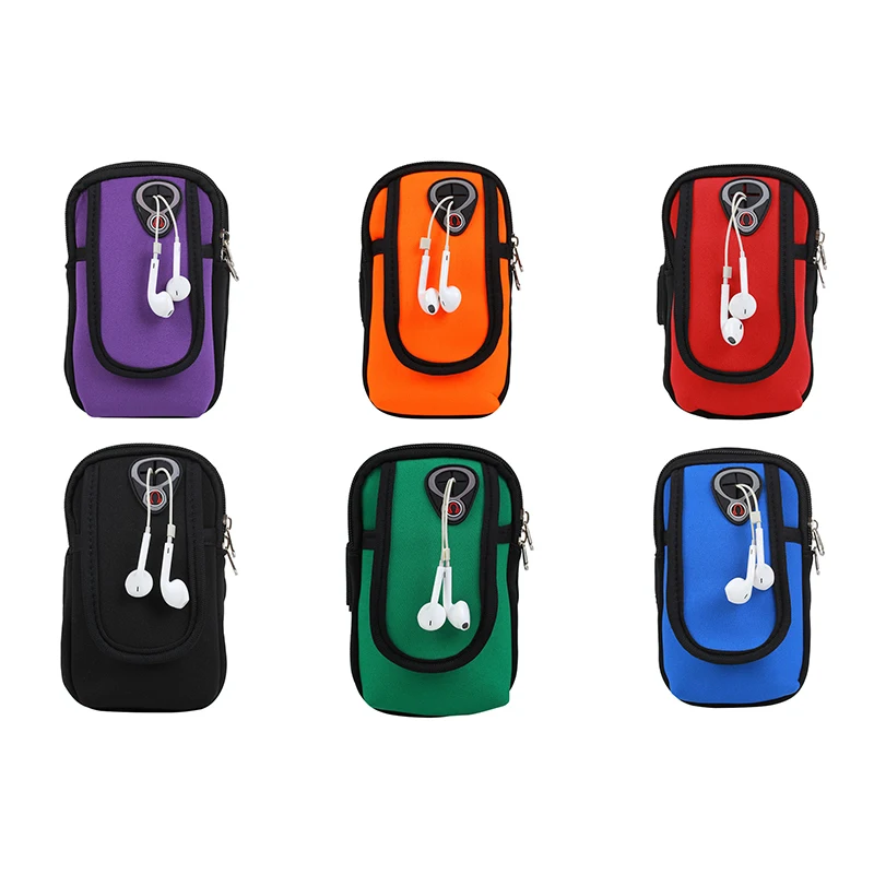 Running mobile phone arm bag outdoor sports diving material arm bag men and women fitness equipment arm bag