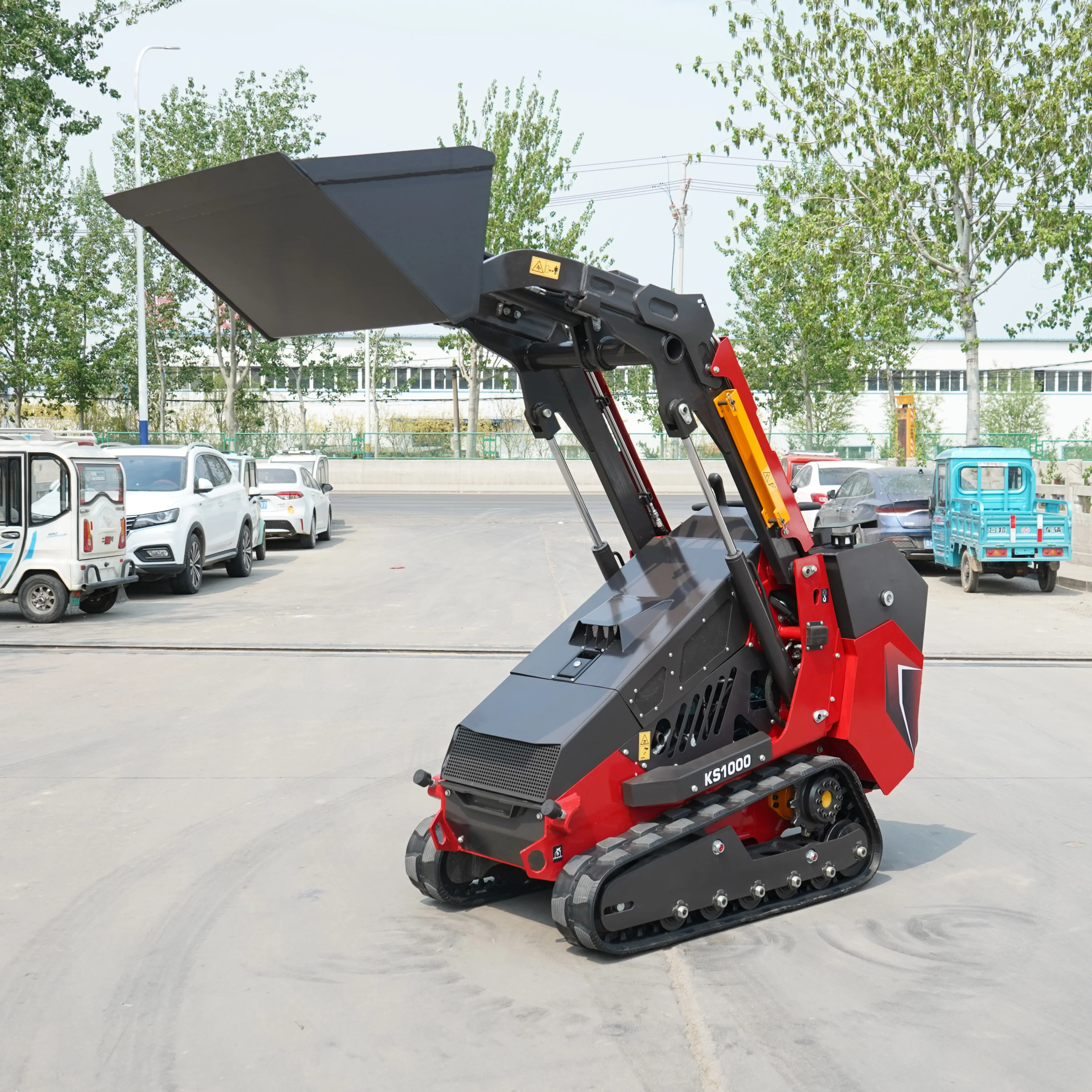 mini skid steer loader diesel skid steer bucket 25hp mini skid steer