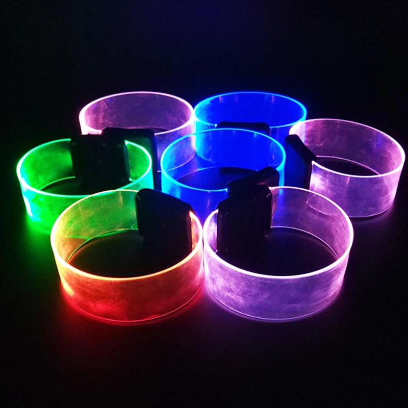 Wholesale magnetic suction LED glow bracelet bar party atmosphere cheering flash bracelet