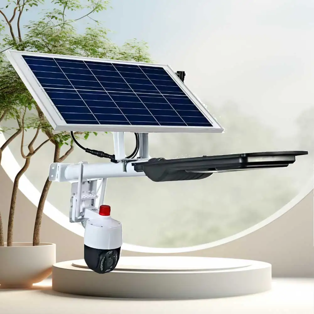 OSWELL Solar Camera MINI Wireless PTZ  CCTV WIFI Outdoor Security Camera Alarm 1080P IP Starlight With Solar Panel