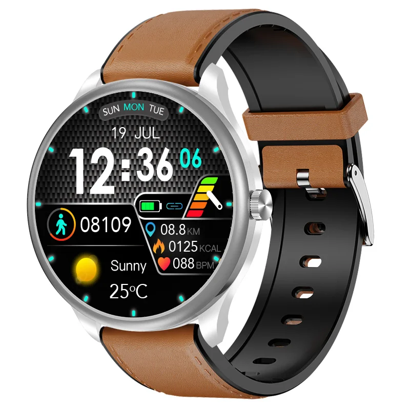 2022 Smart dynamic PPG&ECG monitoring smart tracker watch logo accept customization