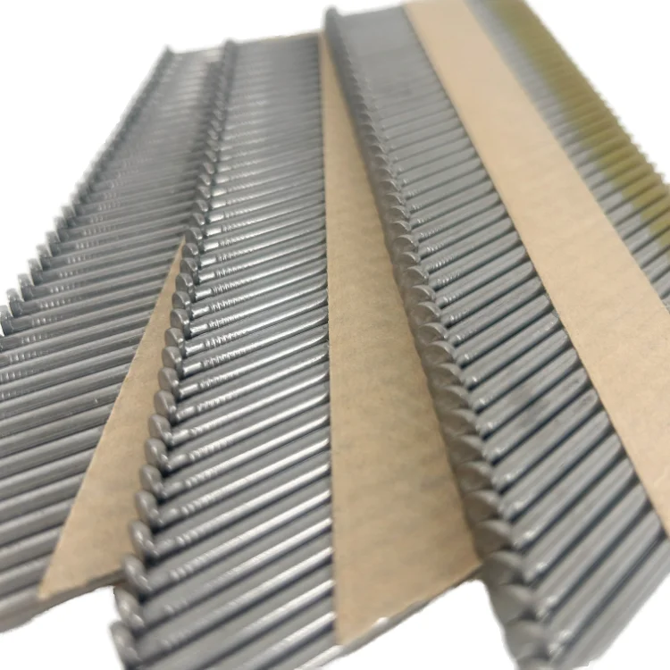 30-34 Degree EG HDG Bright Paper Strip Steel Nails Framing Gas Nailer Spiral Twist Types for Roofing and Framing