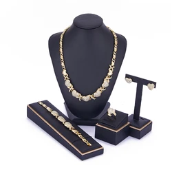2021 Love Pattern14k Gold Jewelryset XOXO Jewelry Set I Love You Bear Jewelry Sets Lovely and Hot Design XOXO Necklace