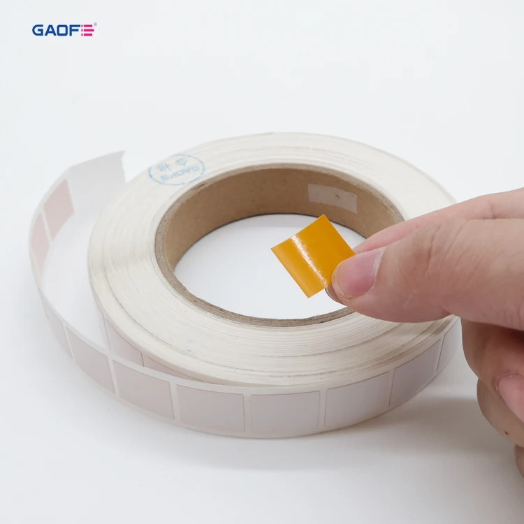 High Temperature Barcode Labels, 15x15mm Permanent PCB Label, Thermal Polyimide Sticker Label