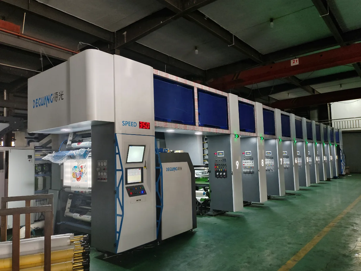 LDPE HDPE FILM ELS MODEL AUTO ROTOGRAVURE PRINTING MACHINE