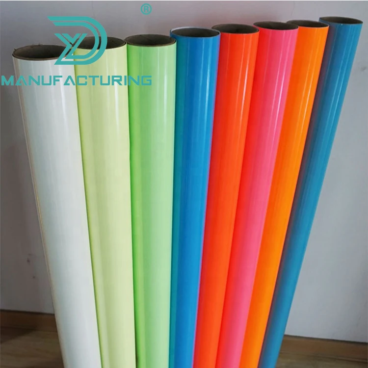 Glow in the dark fluorescent sticker luminous self adhesive luminescent films
