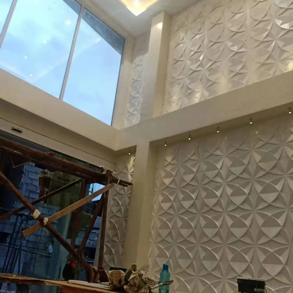 2020 wall art decor modern pvc ceiling wall panel 3d for reception