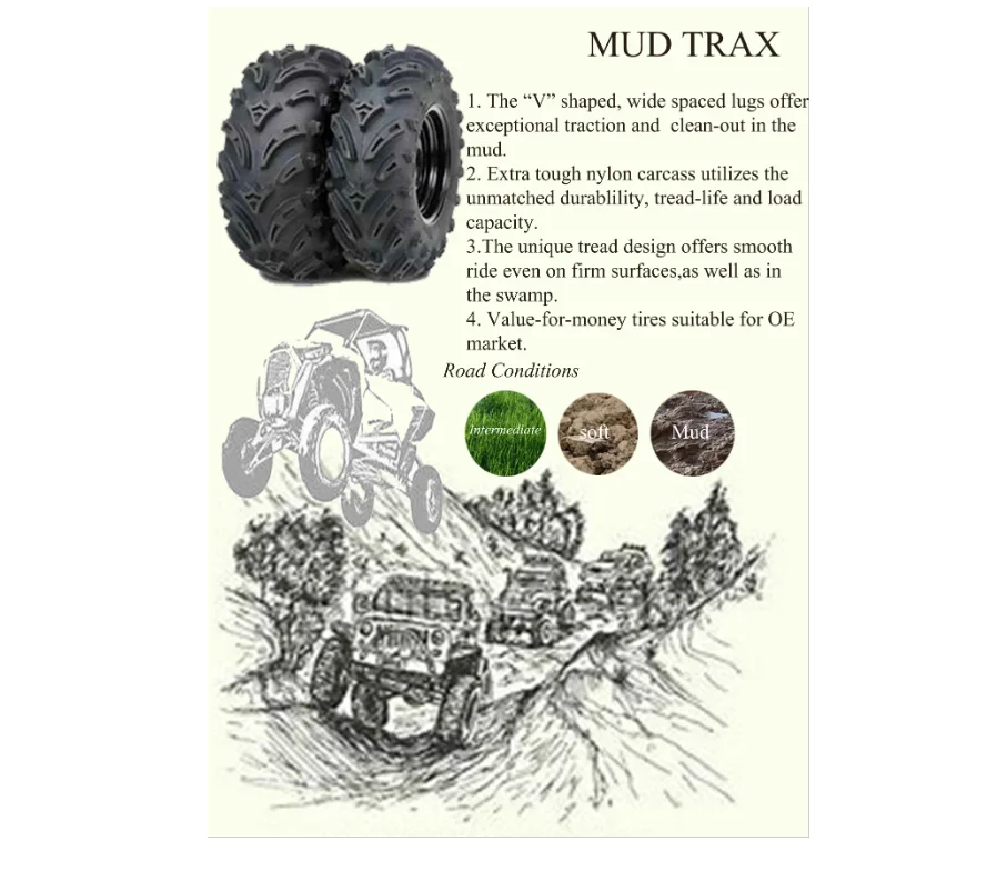 Грязевая шина 30x10-12 30x10-14 32x10-12 32x10-14 33x10-15 34x10-14 для продажи