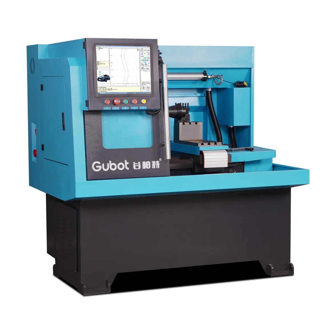 cnc diamond cut alloy car wheels repair equipment for rim refurbishedlathe machine