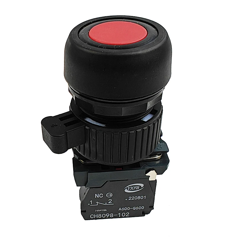 CH8098-1109 Button switch self-locking 10a ip65  Applied in fields such as electricity  chemical military fiber oil refining