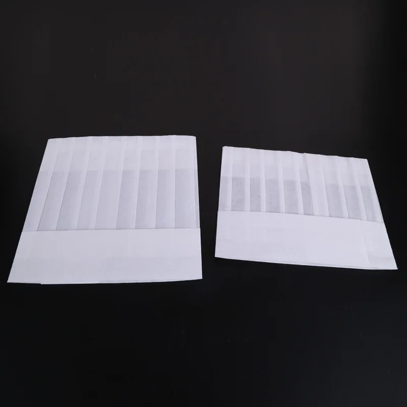 Logo Printed Non Woven Disposable Chef Hat For Kids And Adult Cooking Baking Home Kitchen School and Restaurants