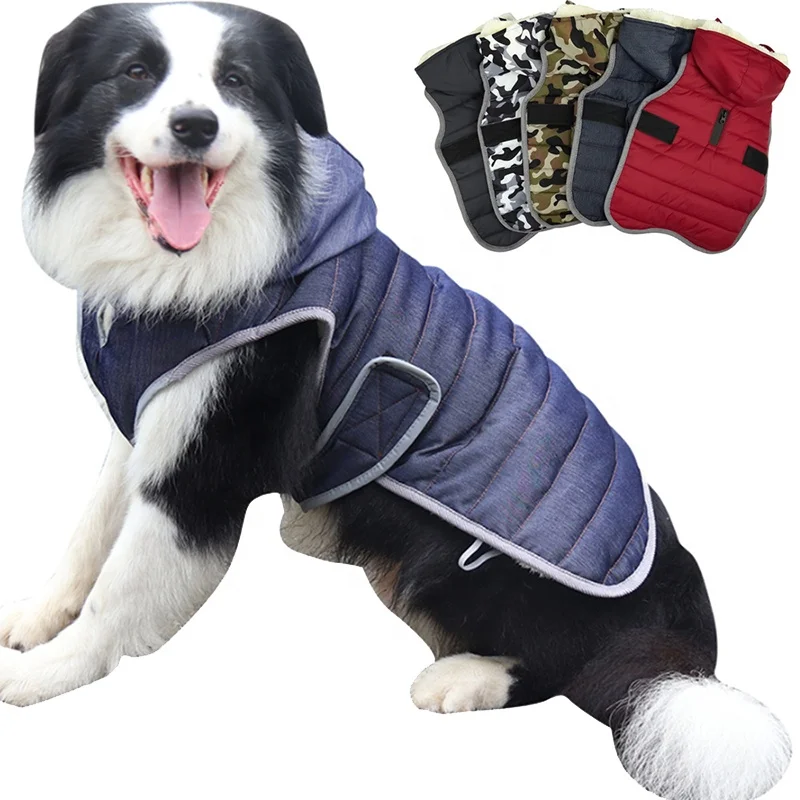 Factory Direct Selling Pet Dog Jacket Coat Clothes Warm Camouflage Comfortable Water Resistance Multi Size with Premium Quality