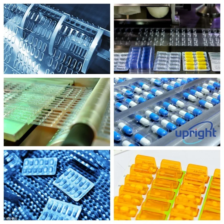 Upright Pharmaceutical Transparent Glossy Matte Nontoxic Medicinal Grade Pvc Film Roll