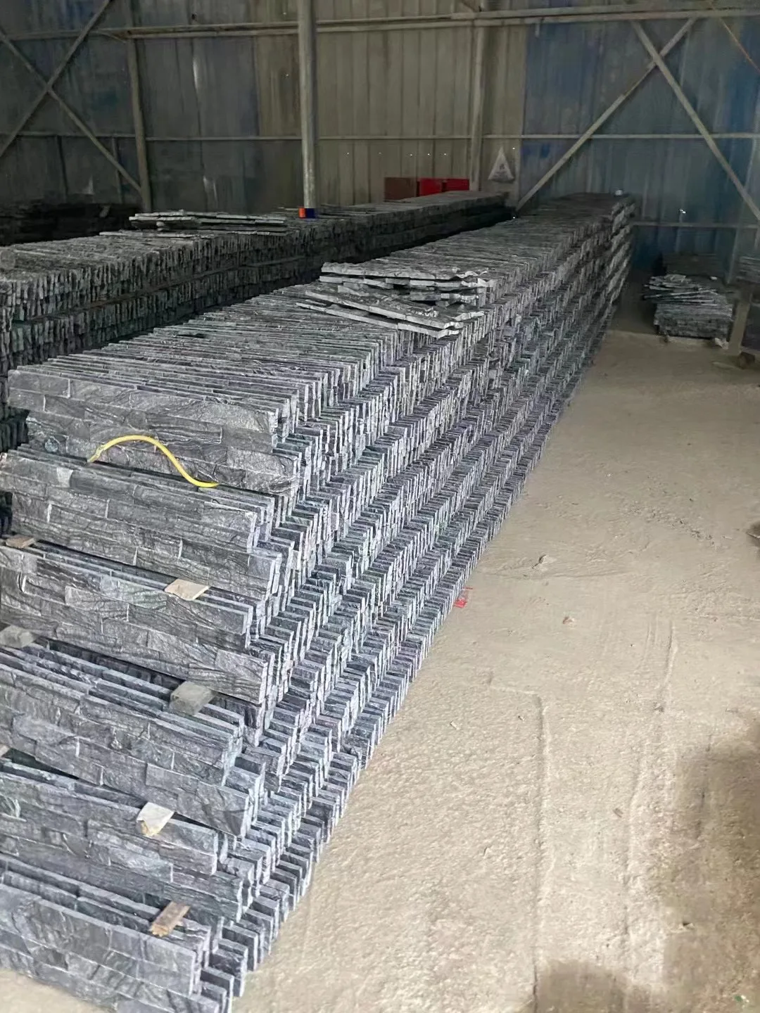 Natural culture stone black marble exterior wall house decoration wall cladding