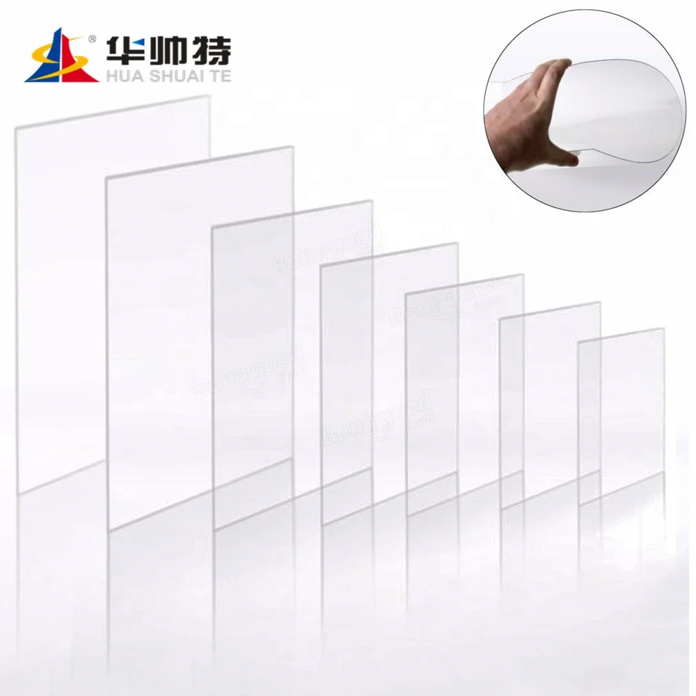 HUASHUAITE PMMA/Organic Glass/Perspex 4ft x 8ft 6mm 3mm Eco-friendly Clear Cast Acrylic Sheets With Good Quality
