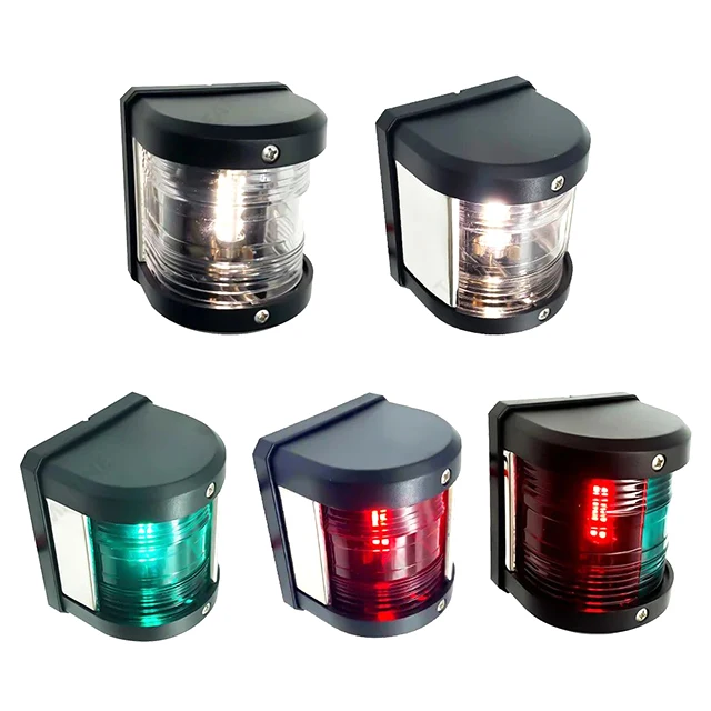 12 V Vertical LED Marine Boat Yacht Navigation Side Light Green Starboard Light