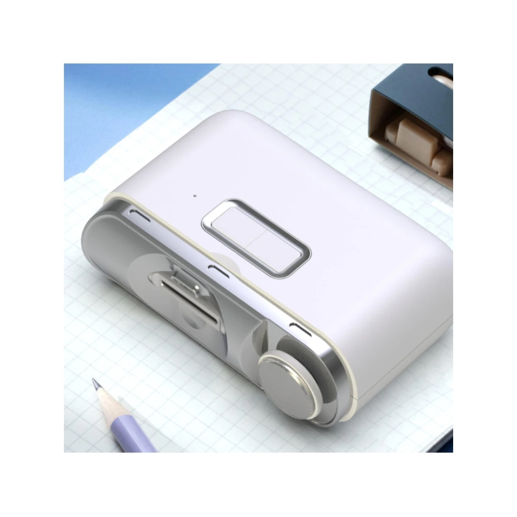 Nail Grinder Trimmer Polisher USB Rechargeable Kids Tool Baby Care Nail File 2 in 1 Electric Nail Clipper Cutter with Led light