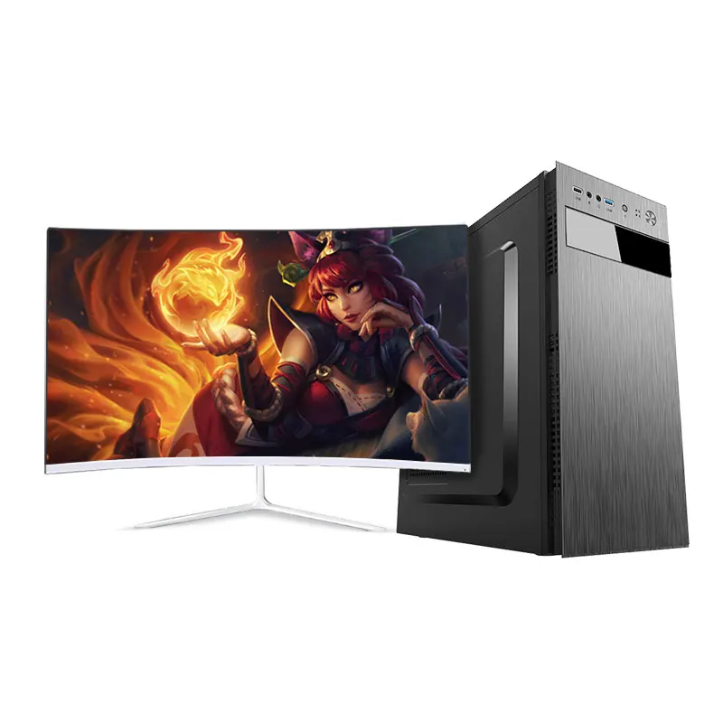 Игровой ПК Funhouse полный комплект компьютер и монитор 240G SSD 8G Ram 4G графическая карта Amd R3
