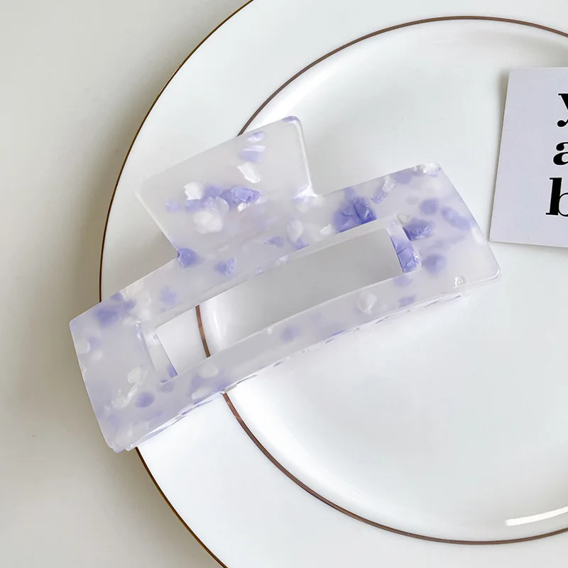 Korean Leopard Women Large Hair Claw Clips For Thick Hair 10.5cm Acetate Big Claw Clips Hair Accessories For Women