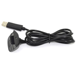 USB Charge Cable for XBOX 360 Slim Wireless Game Controller Charging Cord Wire Cable for Xbox360 Joystick Black/Grey