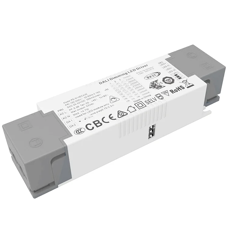 CE FCC SAA dali dimmable led driver 3w 5w 7w 9w 10w 12w 300ma
