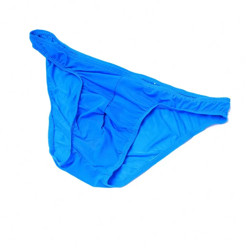 
Underwear Men Nylon Spandex Brief Shorts Mens Briefs Interior Hombre Low Waist Breathable U Convex Plus Size L-2Xl Underwear 