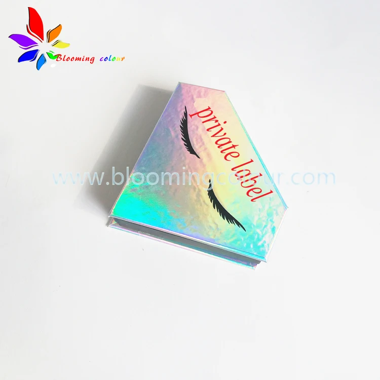 Custom holographic hexagon jewelry paper box Cosmetic Paper Packaging Gift Box