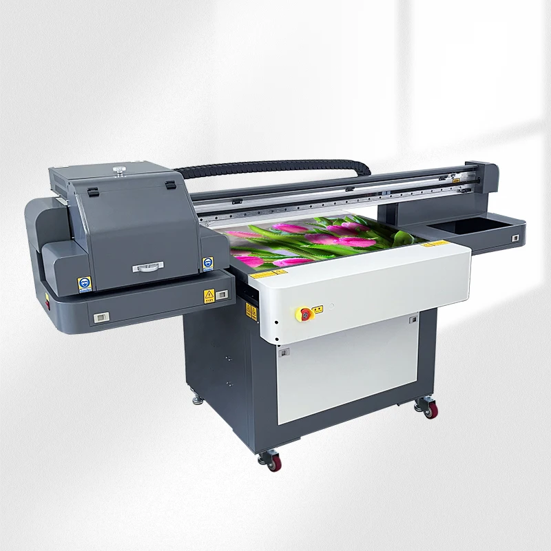 High Resolution Ntek small Digital 60x90 uv flatbed printer price for metal printing