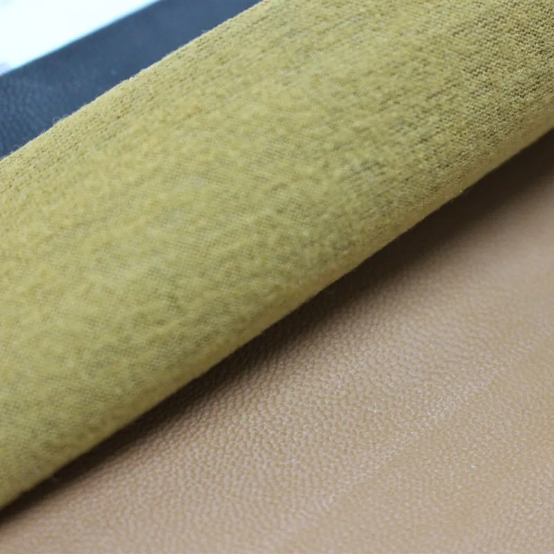 Soft Garment Leather Pvc Synthetic Material for Clothing Making