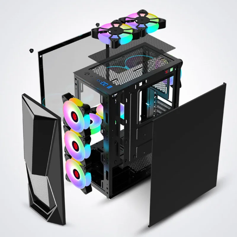 Factory supply acrylic tempered glass computer case china with reasonable price