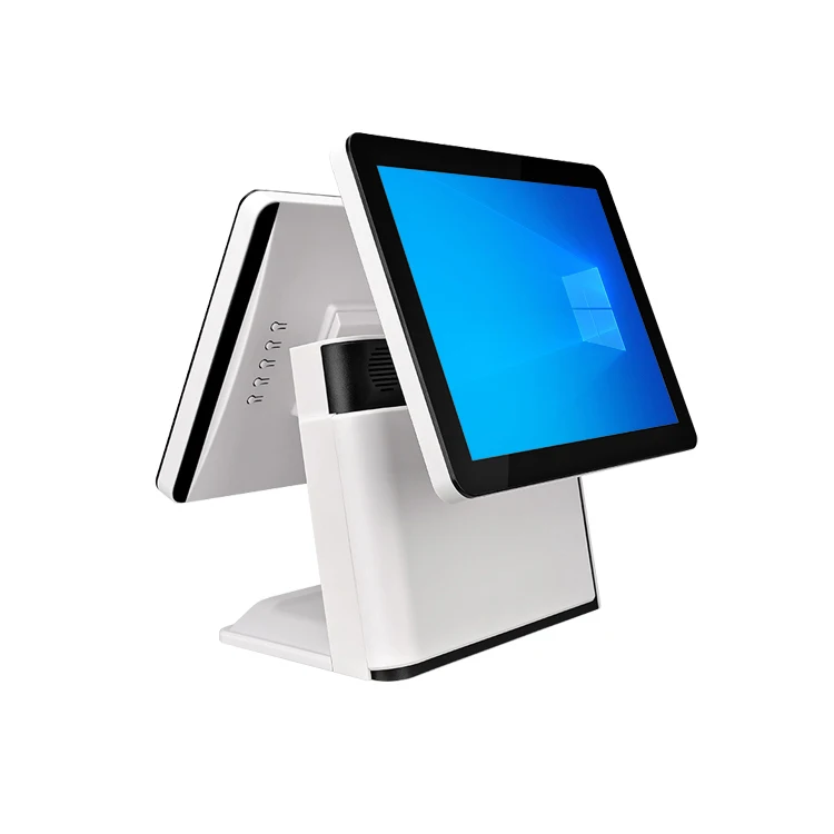 High Sale Dual Screen 15 inch cafe cash Pos Terminal  Capacitive Touch Screen Window POS System