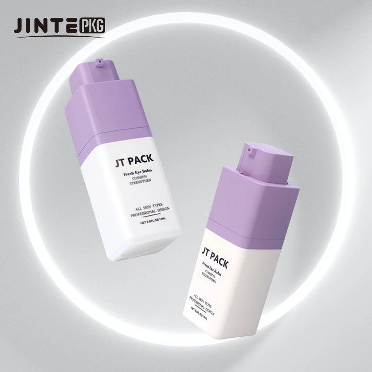 15ml 30ml 50ml  Airless Face Cream Luxury Airless Pump Bottle With Twist Lotion Plastic Bottle