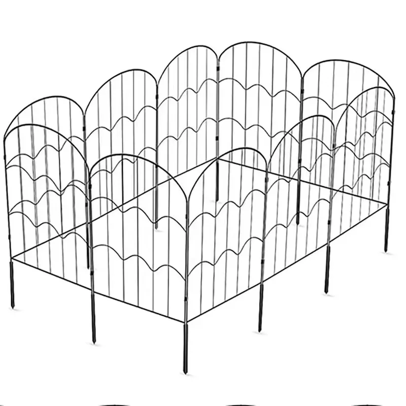 Барьерный забор для животных декоративный садовый ржавчина из металлической проволоки
