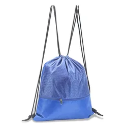 Promotional Custom Logo Polyester Drawstring Backpack Bag Oxford Sports Gym String Bag