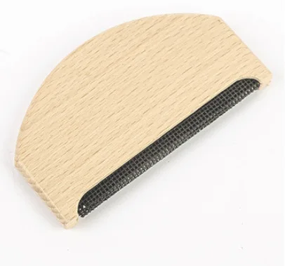 High Quality Portable Wooden Cloth Brush Garment Fabric Care Lint Sweater Pilling Remove Cashmere Comb for Pet Hair Cleaning