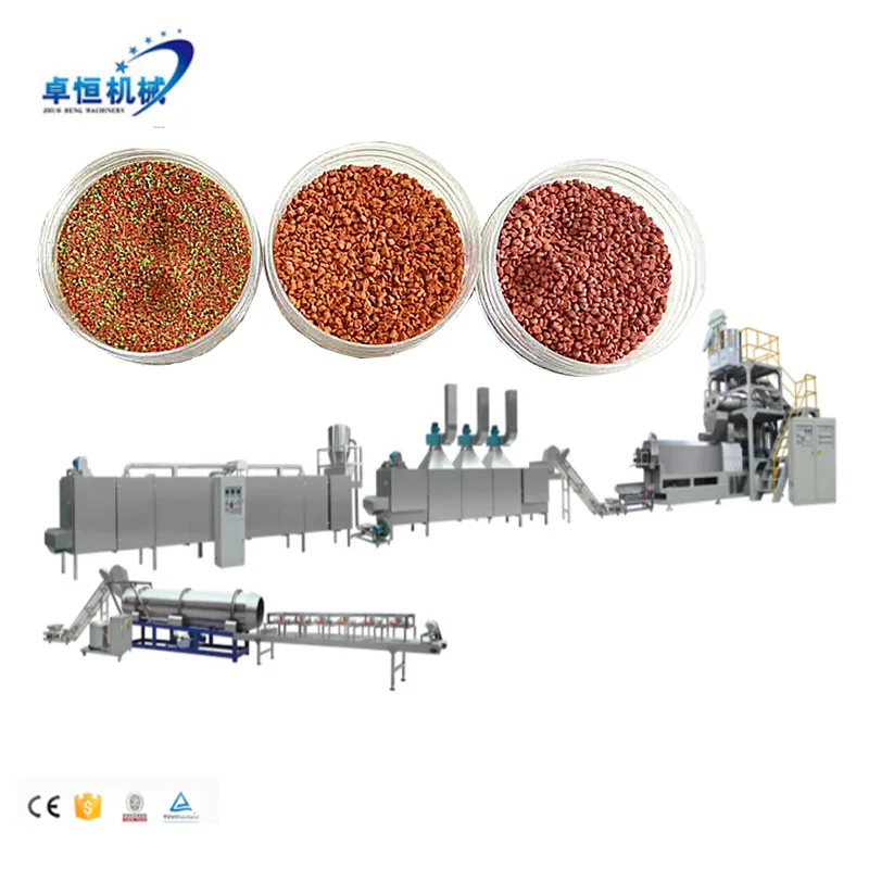Advanced technology Floating Fish Feed Pellet Extruder Machine Plant Float Catfish Trout fish formula feed making machine