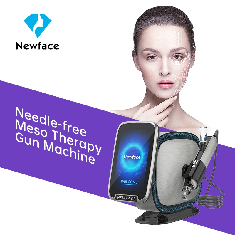 NewFace Mesotherapy Machine Gun Injection Microneedle RF Ems Face Microcurrent Current Electroporation Water Spa Facial Device